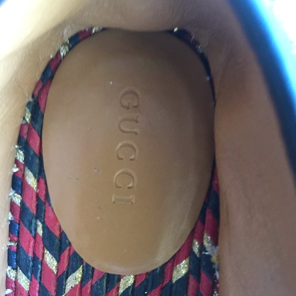 GUCCI Leather espadrilles in Navy - NWOT 40.5 EUR - Picture 6 of 13